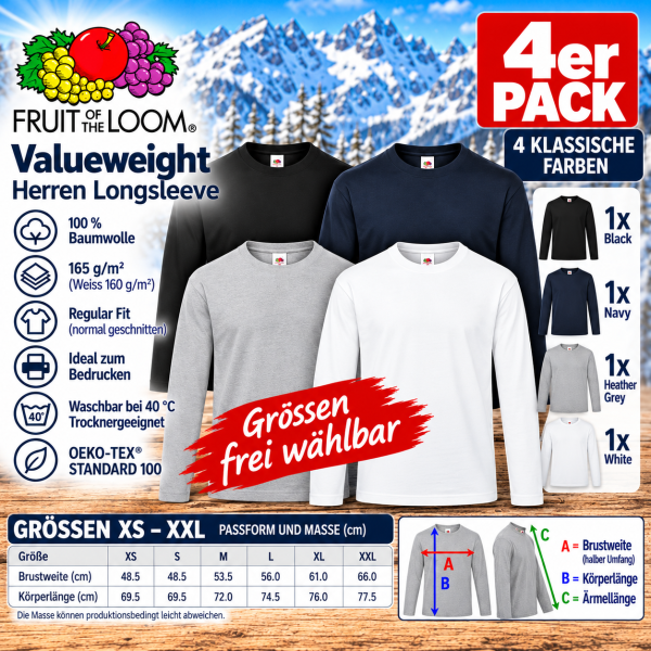 fruit-of-the-loom-valueweight-langarmshirts-4er-pack